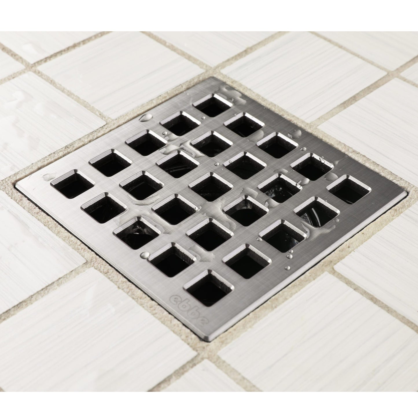 E4803 - Quadra Unique Drain Cover in Brushed Nickel