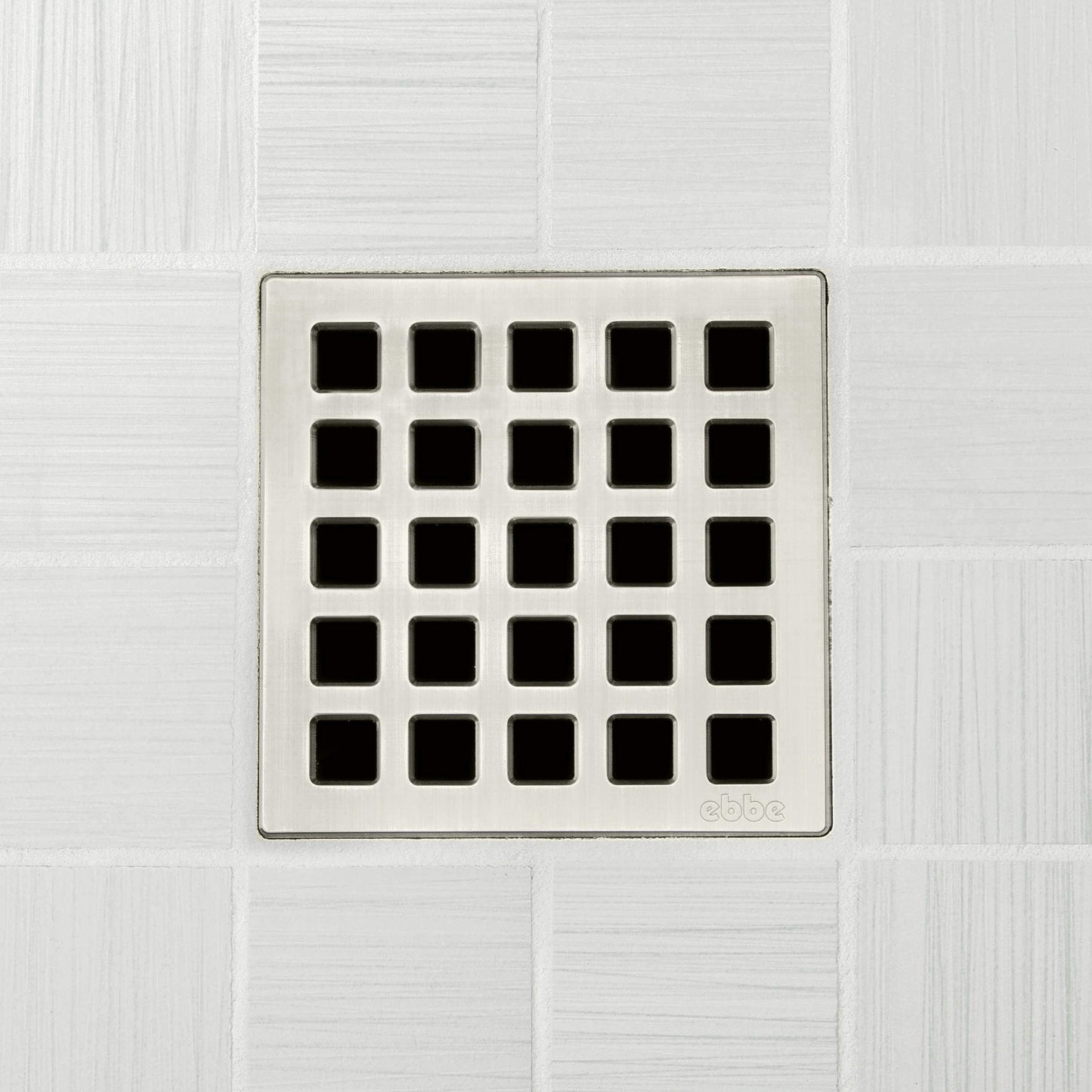 E4803 - Quadra Unique Drain Cover in Brushed Nickel