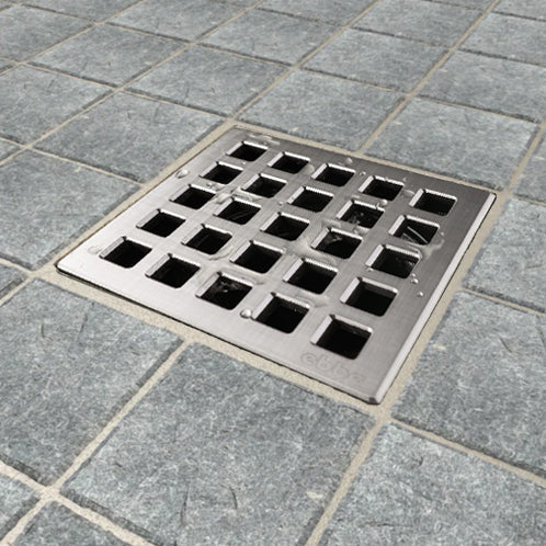 E4803 - Quadra Unique Drain Cover in Brushed Nickel