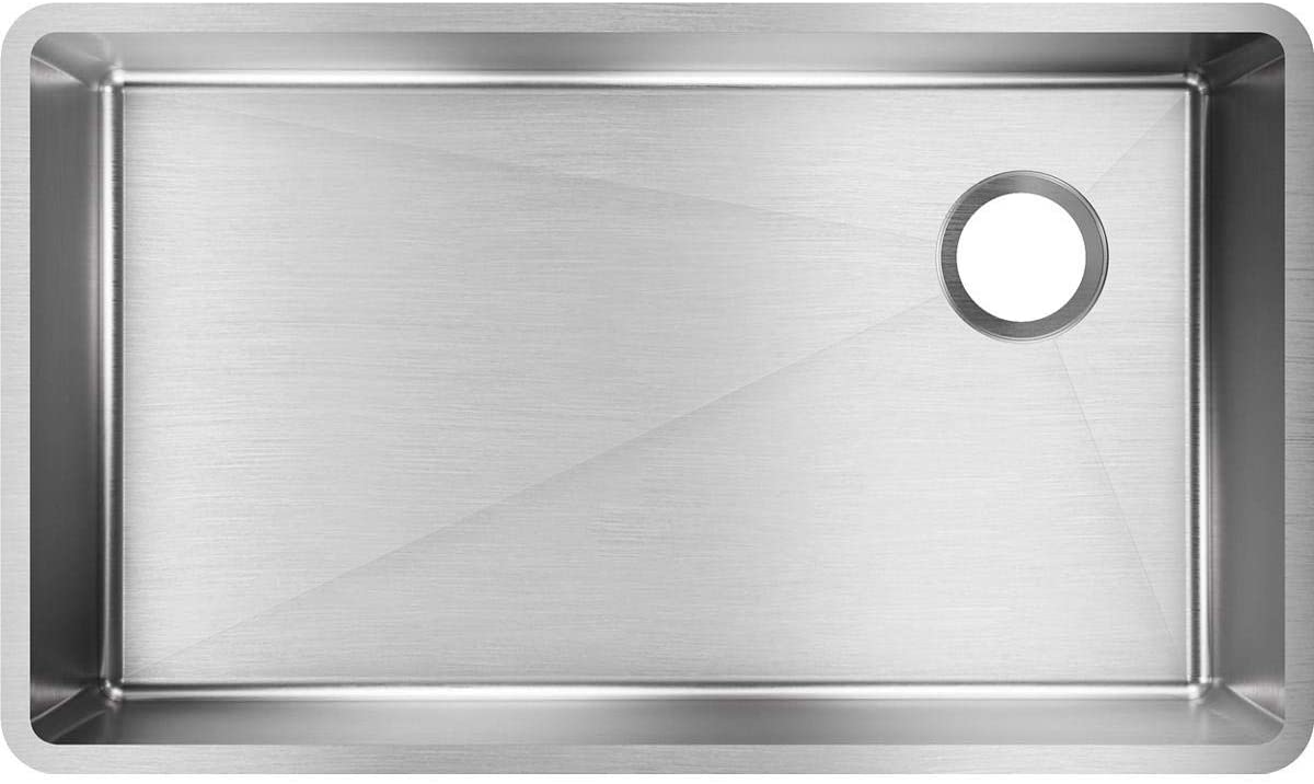 ECTRU30179RT - ECTRU30179RT Crosstown Single Bowl Undermount Stainless Steel Sink