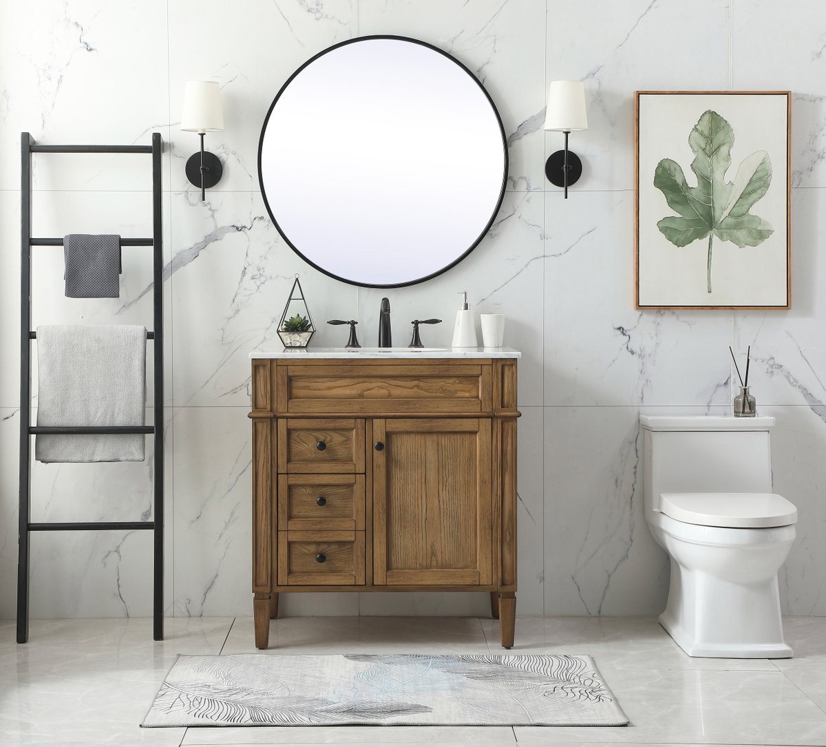 Park Avenue 32" Single Bathroom Vanity Set