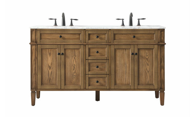 Park Avenue 60" Double Bathroom Vanity Set