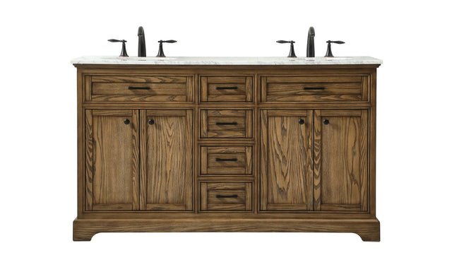 Americana 60" Double Bathroom Vanity Set