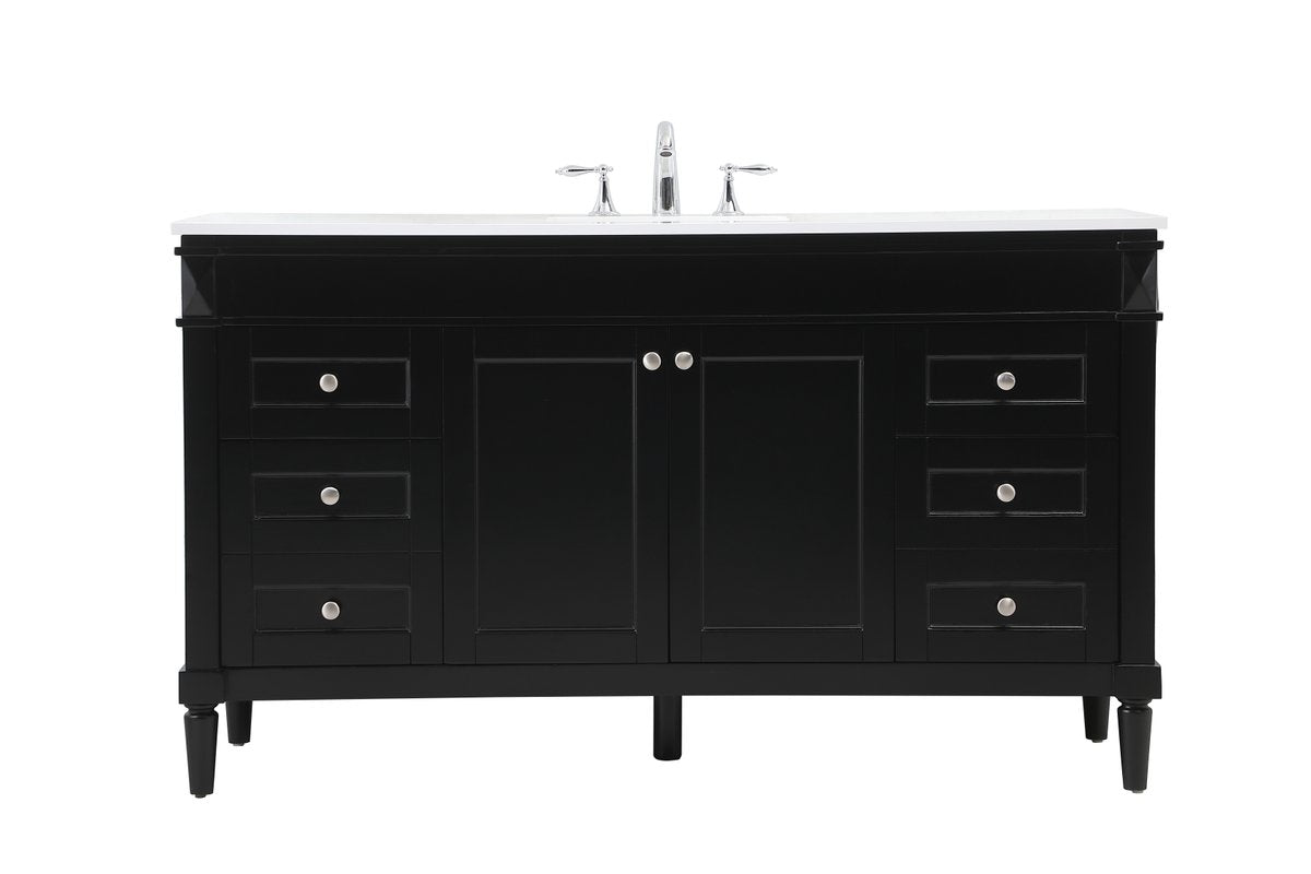Bennett 60" Single Bathroom Vanity Set