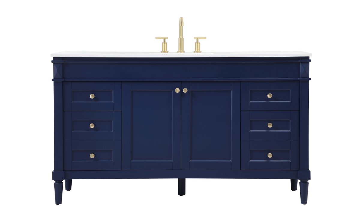 Bennett 60" Single Bathroom Vanity Set