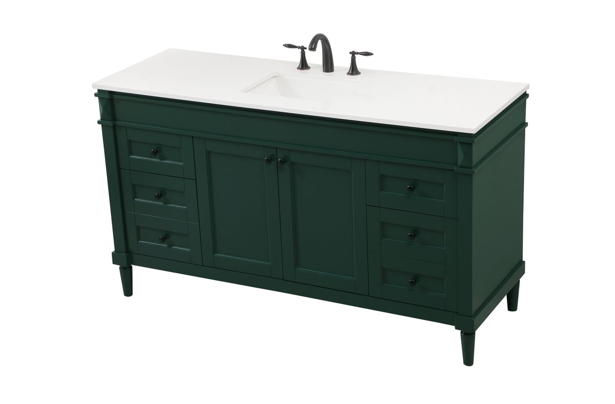 Bennett 60" Double Bathroom Vanity Set