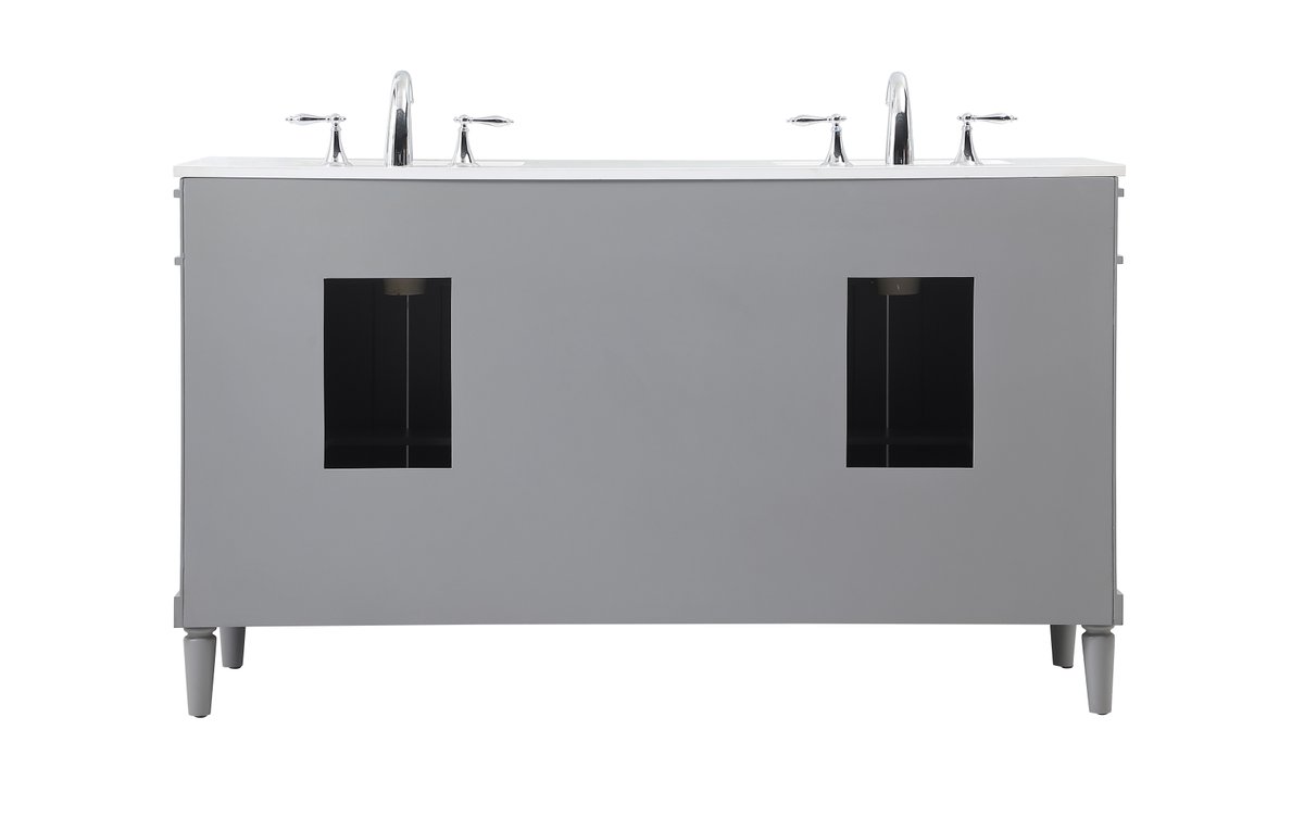 Bennett 60" Double Bathroom Vanity Set