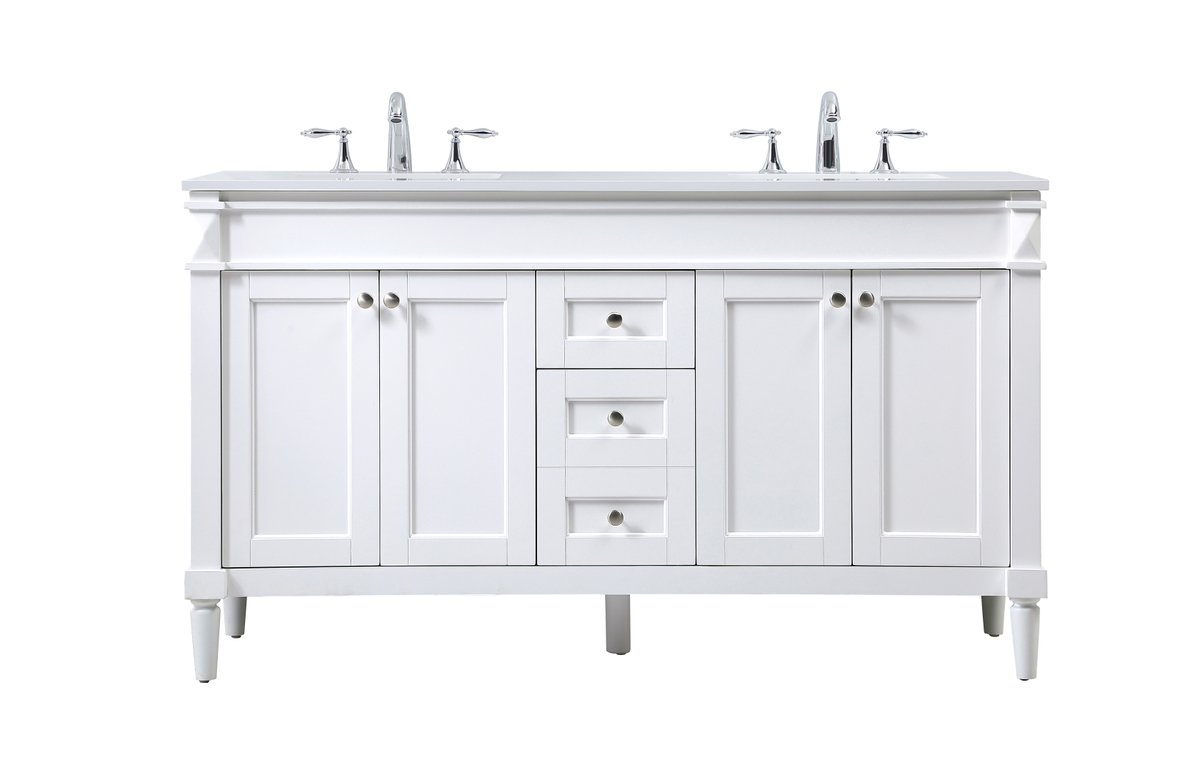 Bennett 60" Double Bathroom Vanity Set