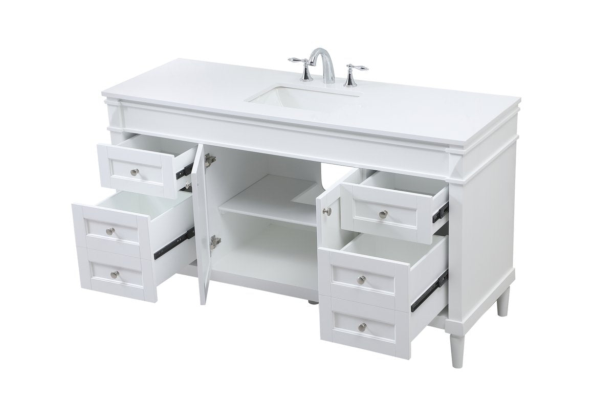 Bennett 60" Single Bathroom Vanity Set