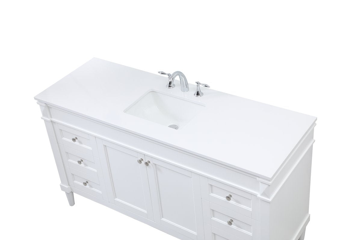 Bennett 60" Single Bathroom Vanity Set