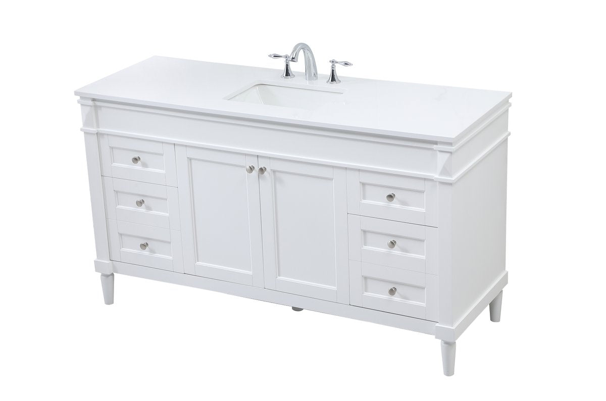 Bennett 60" Single Bathroom Vanity Set