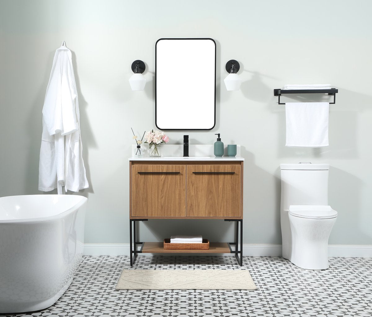 Sloane 36" Single Bathroom Vanity Set