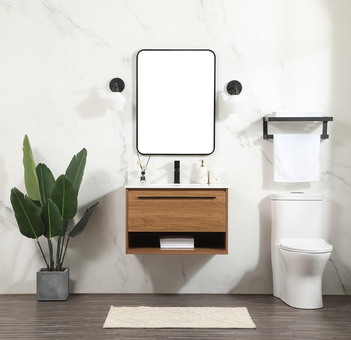 Roman 30" Single Bathroom Vanity Set