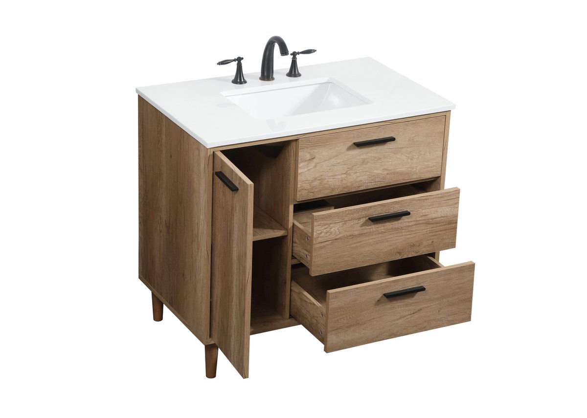 Baldwin 36" Single Bathroom Vanity Set