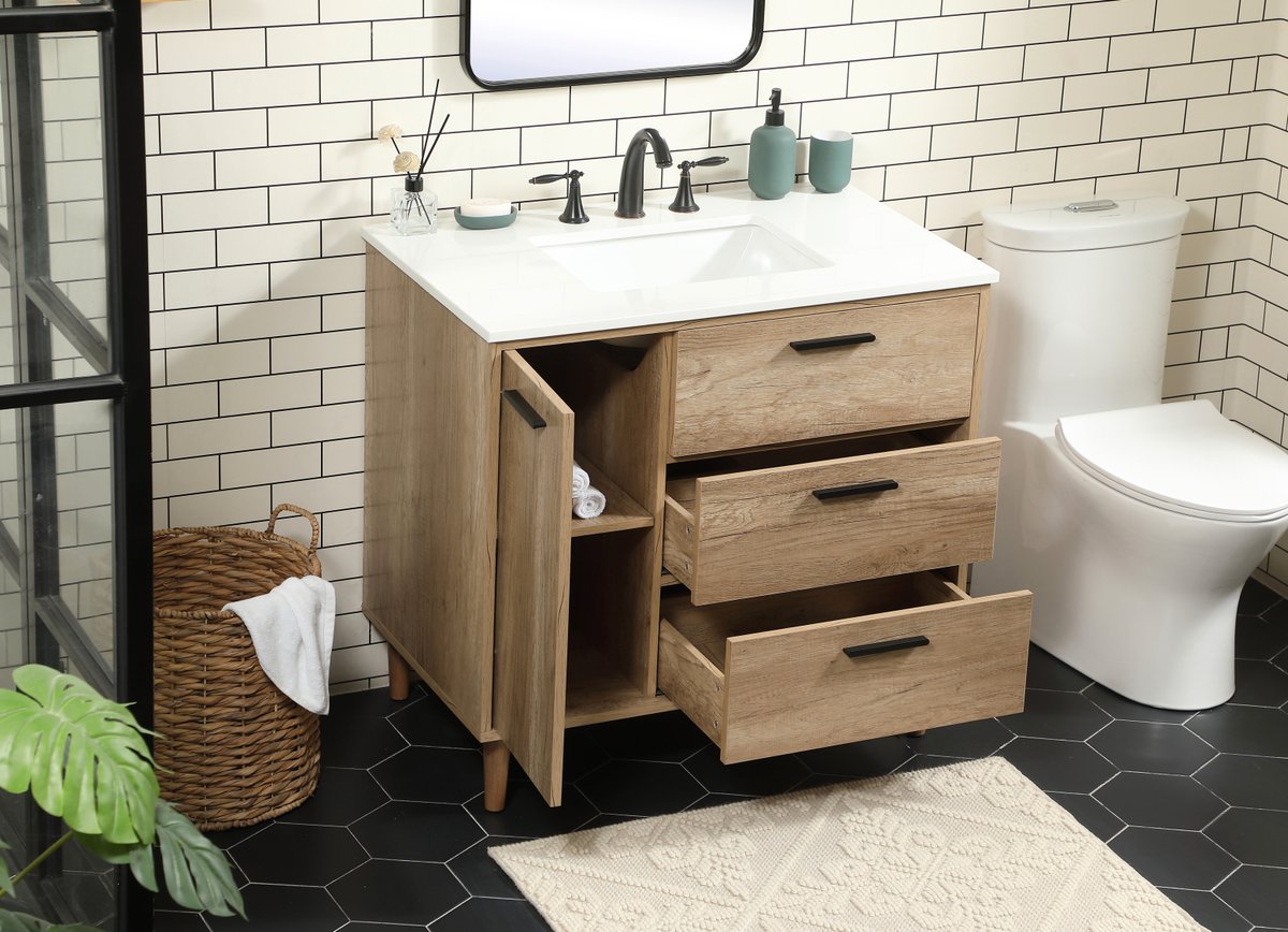 Baldwin 36" Single Bathroom Vanity Set