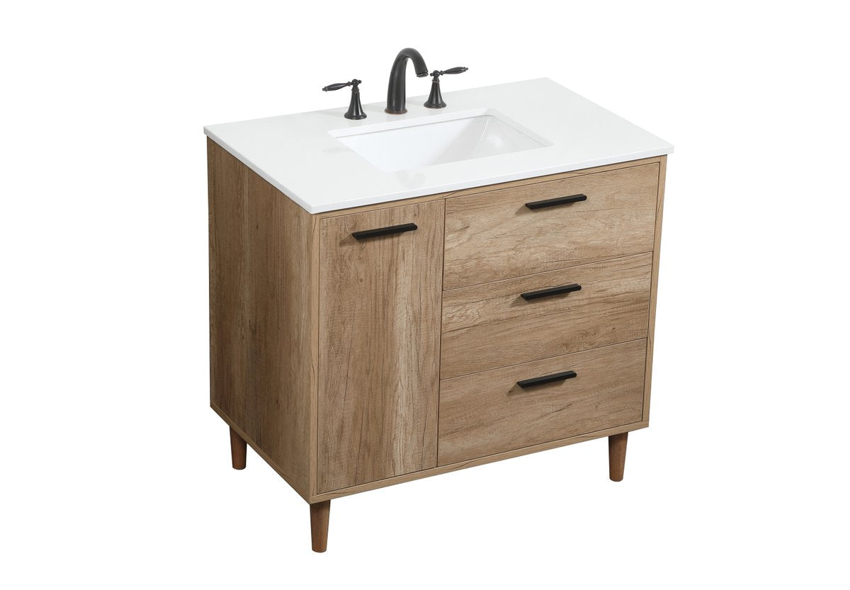 Baldwin 36" Single Bathroom Vanity Set