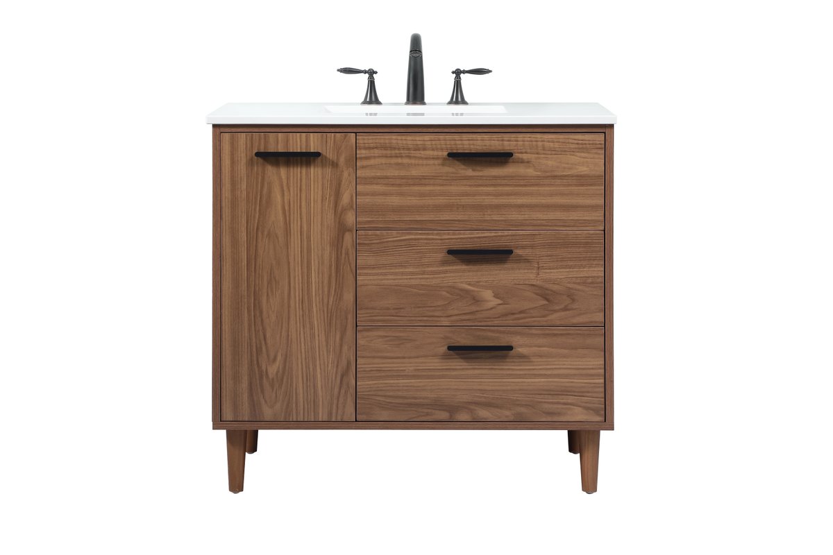 Baldwin 36" Single Bathroom Vanity Set