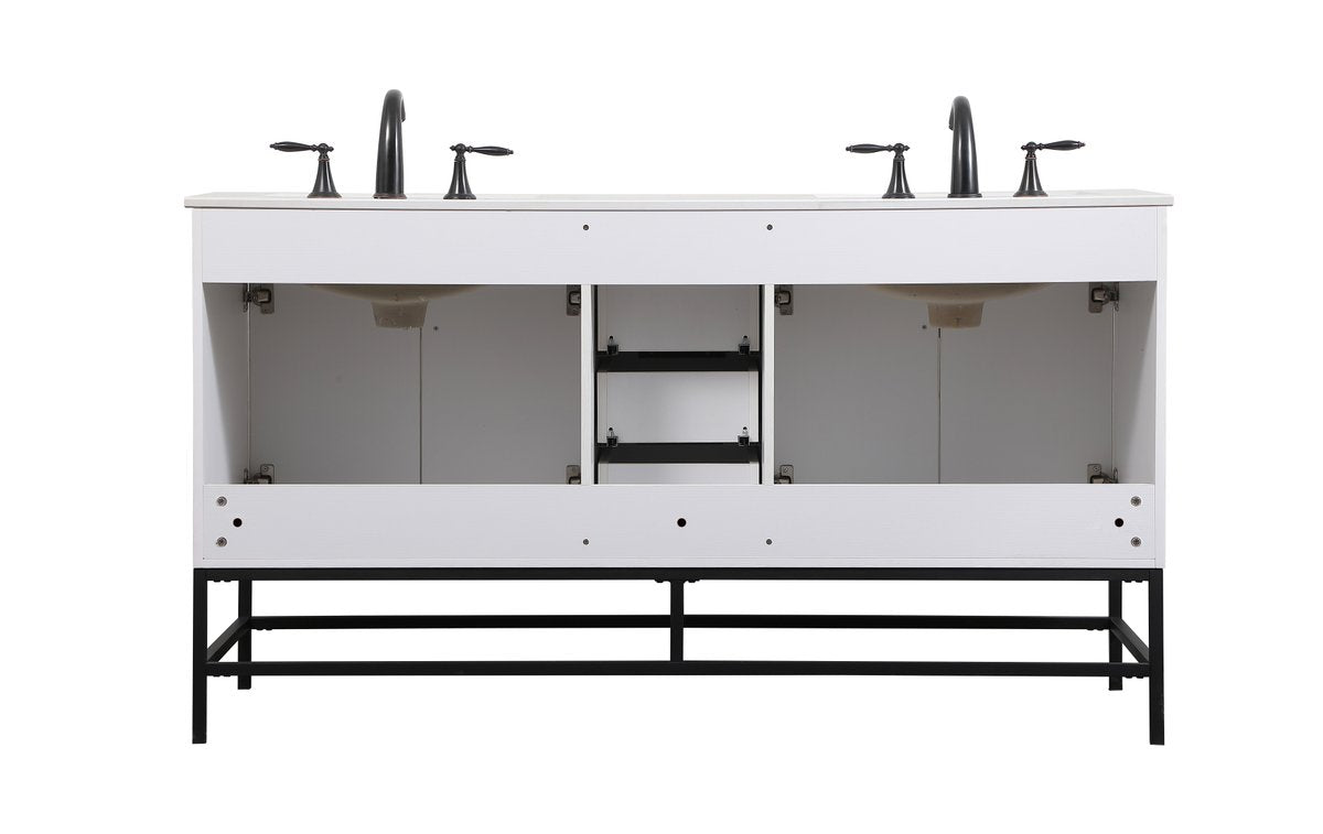 Eugene 60" Double Bathroom Vanity Set