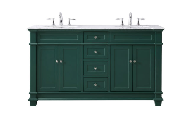 Wesley 60" Double Bathroom Vanity Set