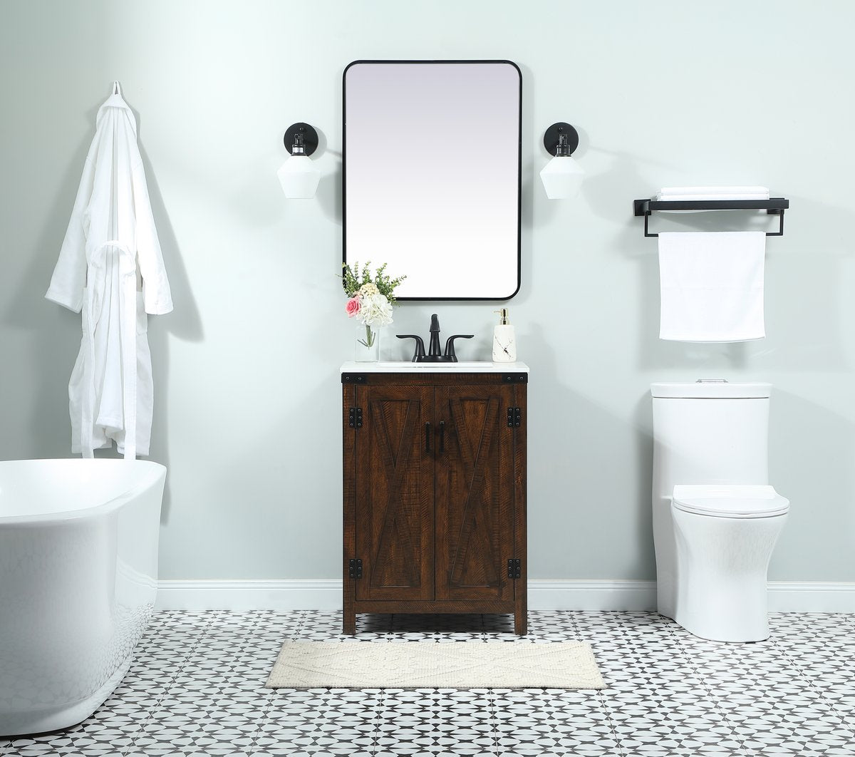 Grant 24" Single Bathroom Vanity Set