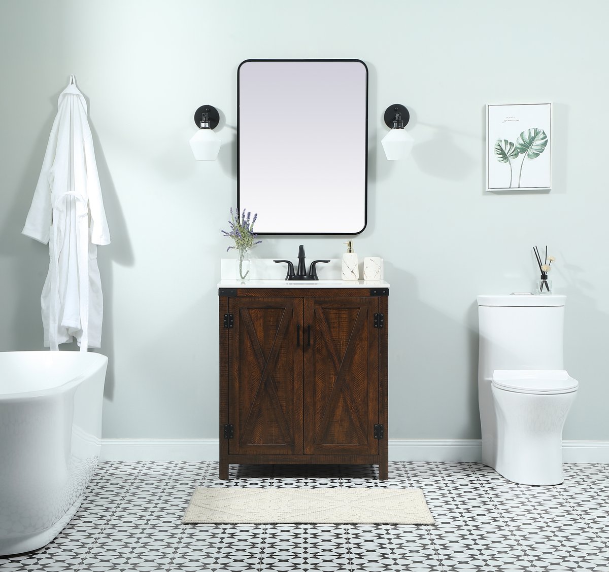 Grant 30" Single Bathroom Vanity Set