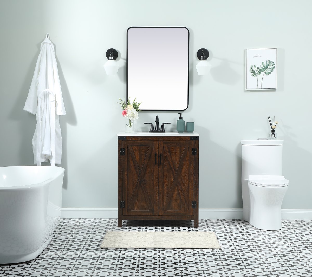 Grant 30" Single Bathroom Vanity Set