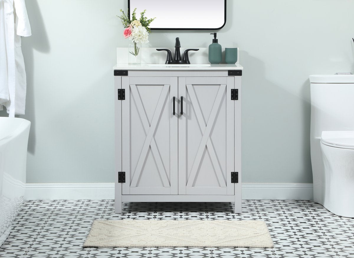 Grant 30" Single Bathroom Vanity Set