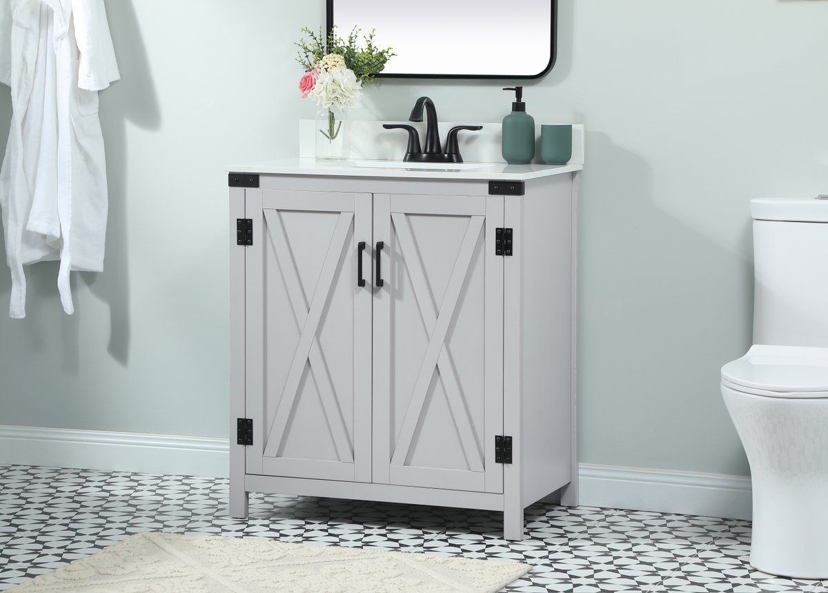 Grant 30" Single Bathroom Vanity Set