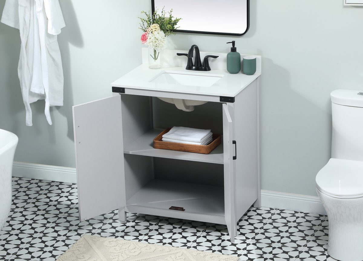 Grant 30" Single Bathroom Vanity Set