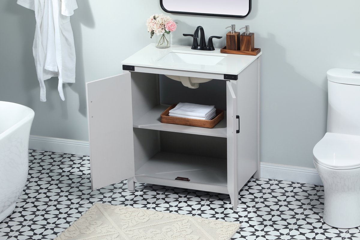 Grant 30" Single Bathroom Vanity Set