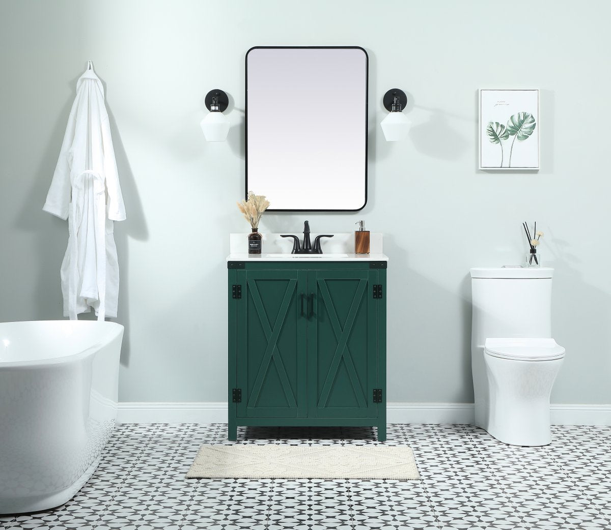 Grant 30" Single Bathroom Vanity Set
