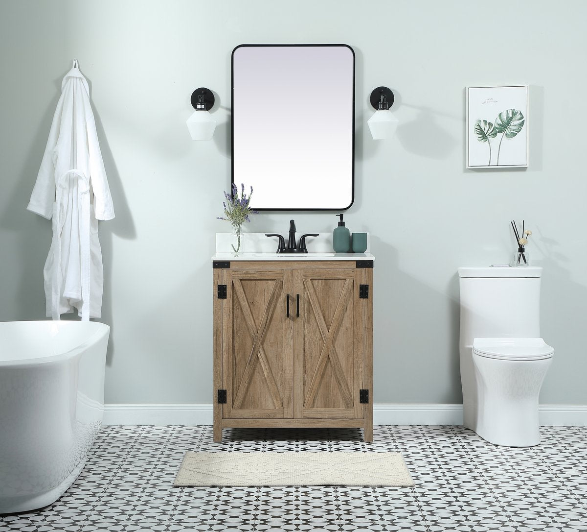 Grant 30" Single Bathroom Vanity Set