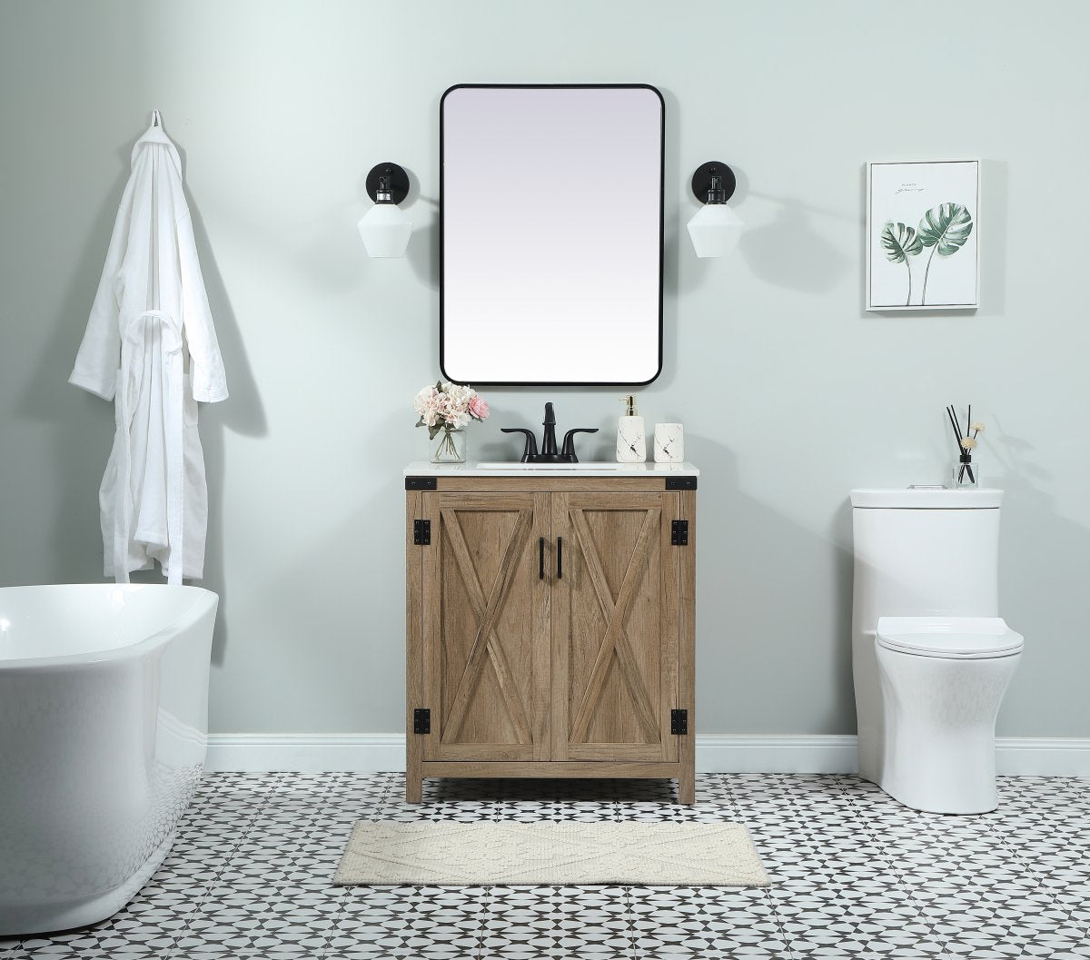 Grant 30" Single Bathroom Vanity Set