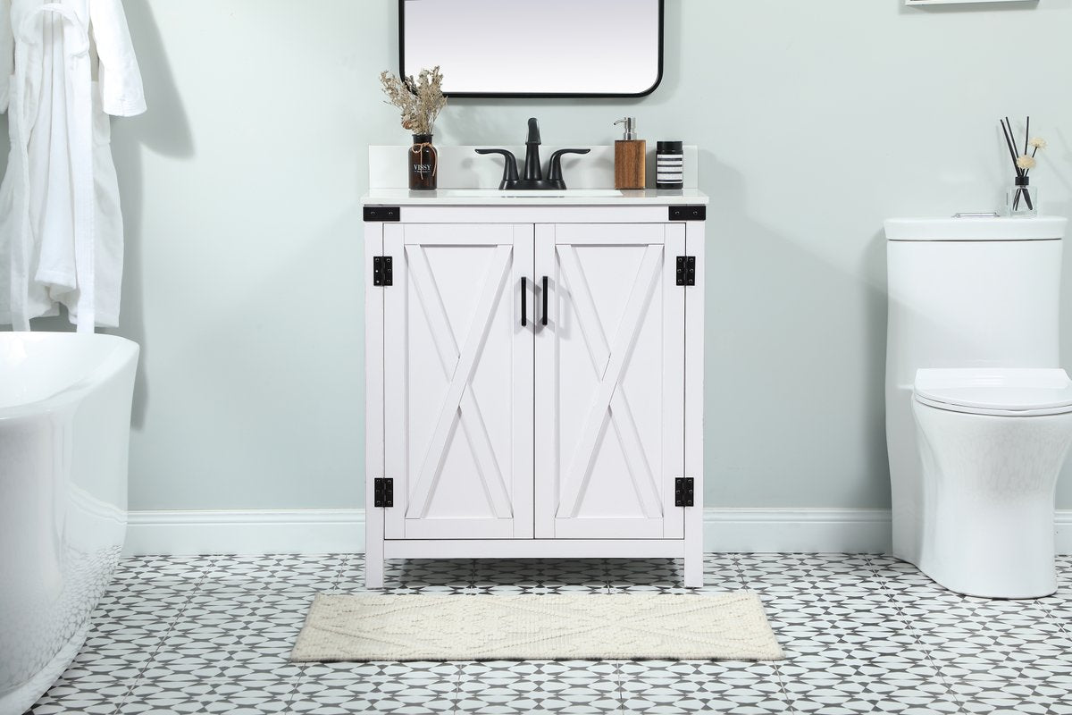 Grant 30" Single Bathroom Vanity Set