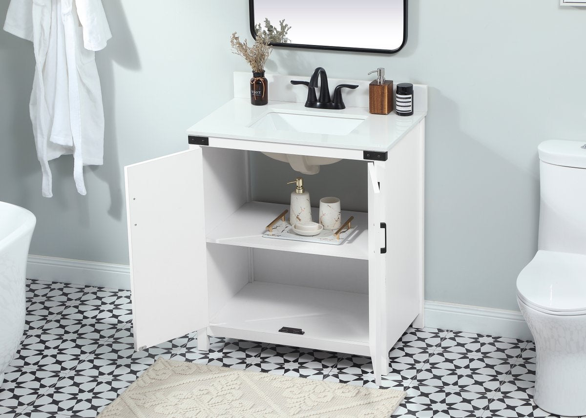 Grant 30" Single Bathroom Vanity Set