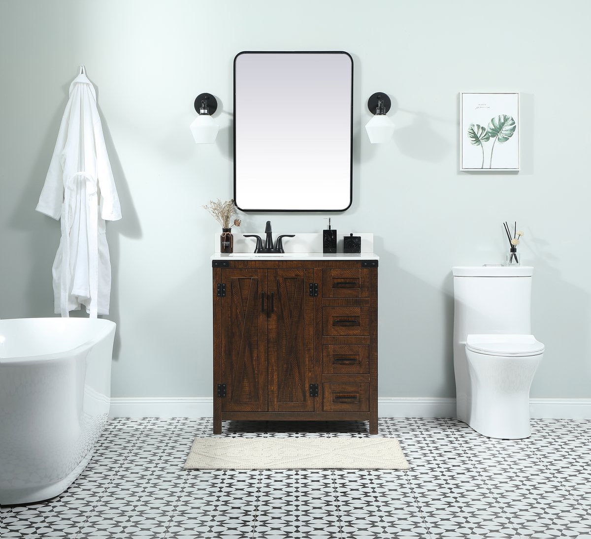 Grant 32" Single Bathroom Vanity Set