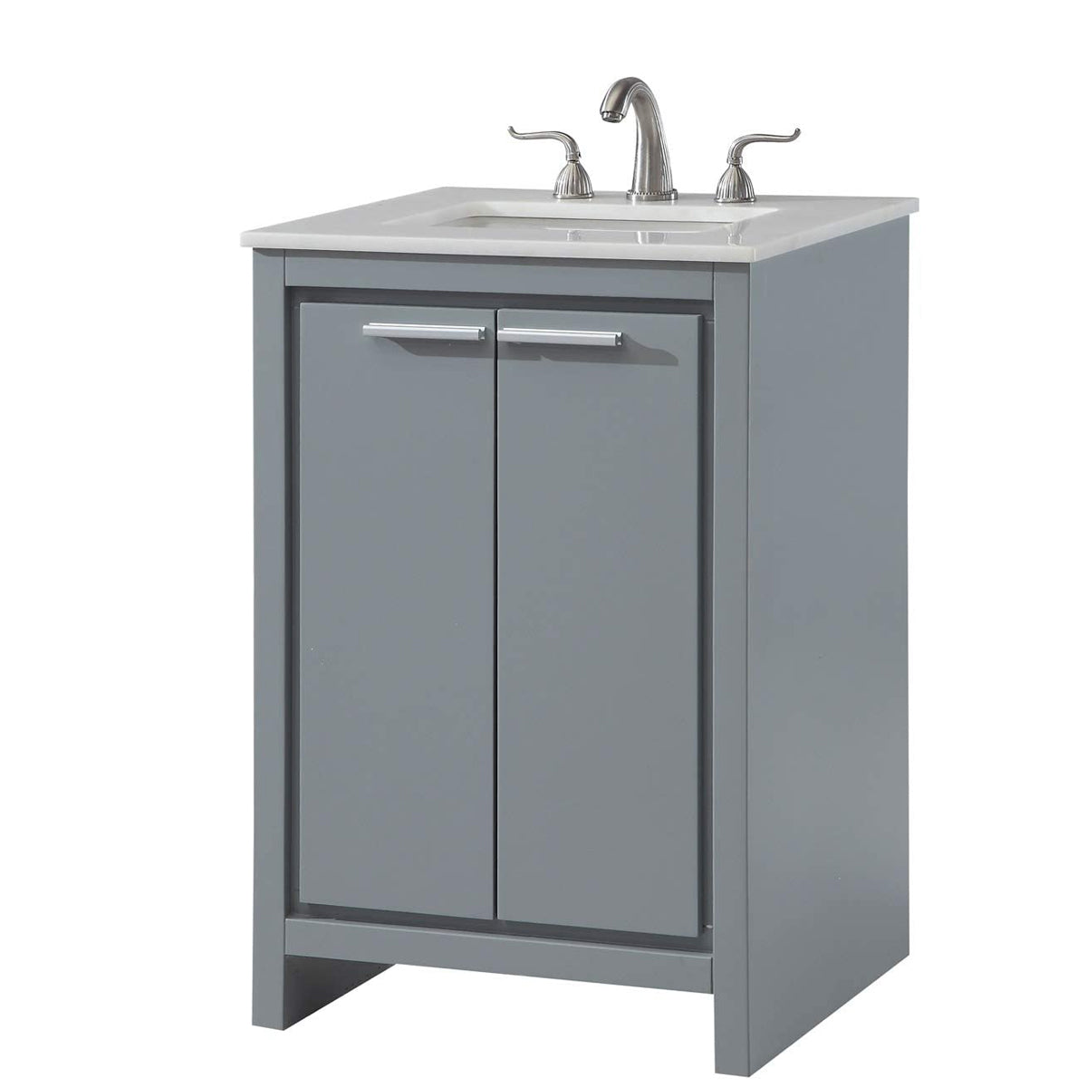Filipo 24" Single Bathroom Vanity Set in Gray