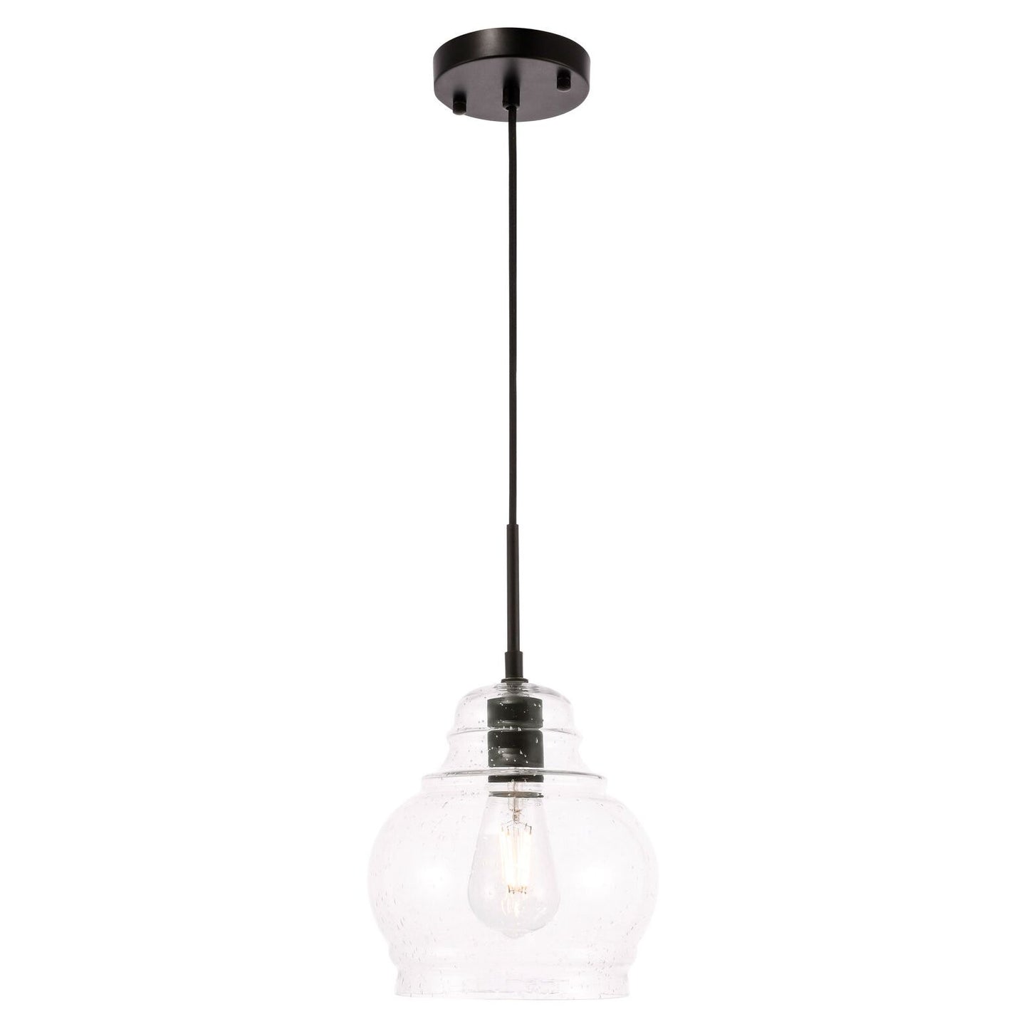 Elegant Lighting Pierce 1 Light 8" Pendant