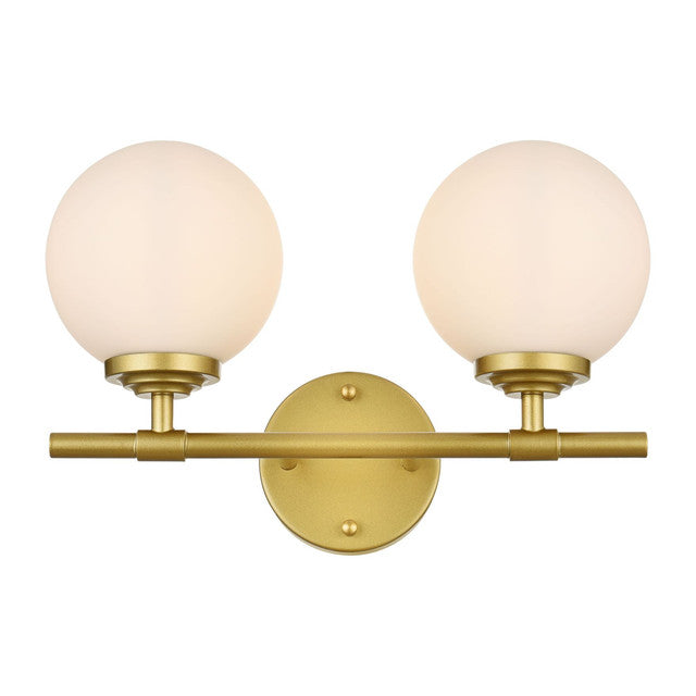 Elegant Lighting Ansley 2 Light 15" Vanity Light