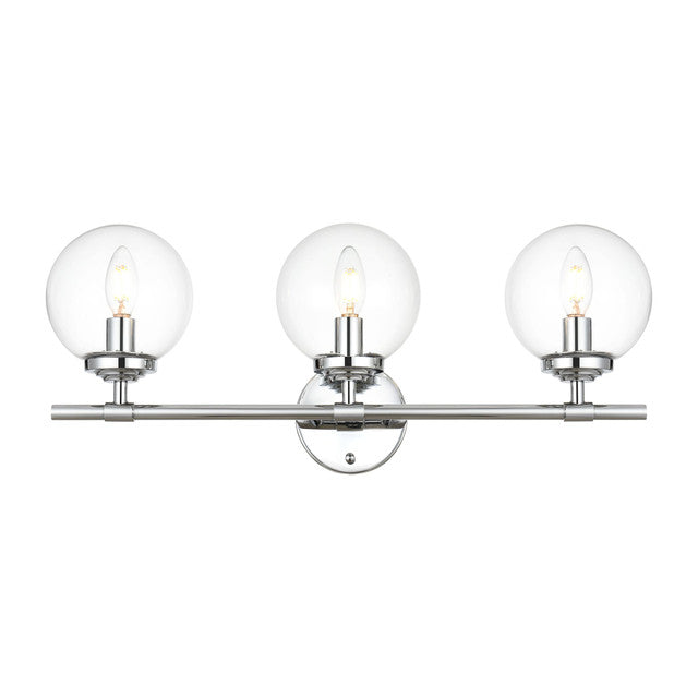 Elegant Lighting Ingrid 3 Light 24" Vanity Light