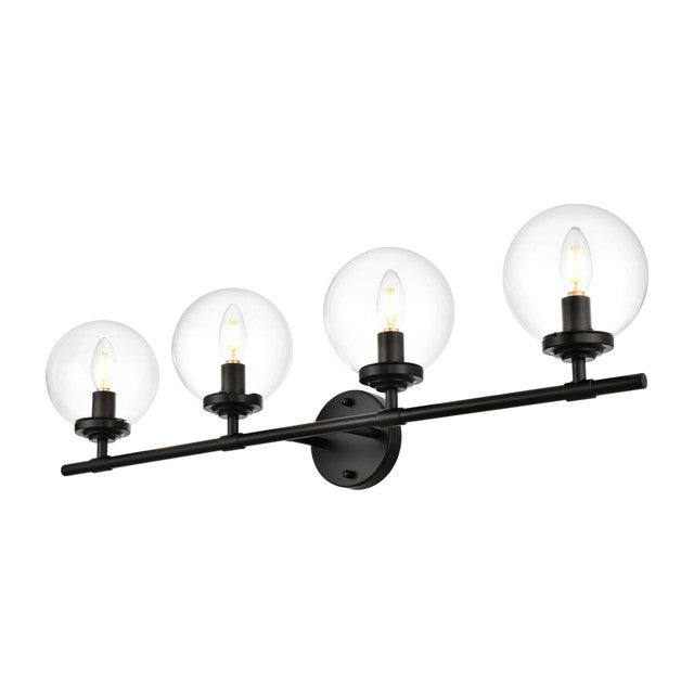 Elegant Lighting Ingrid 4 Light 33" Vanity Light