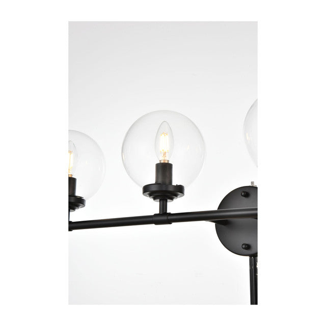 Elegant Lighting Ingrid 4 Light 33" Vanity Light