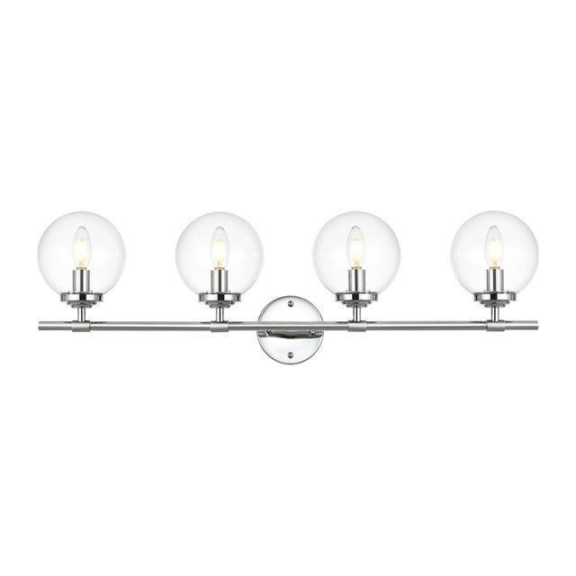 Elegant Lighting Ingrid 4 Light 33" Vanity Light
