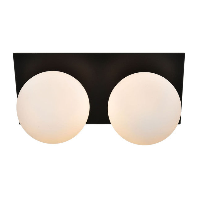 Elegant Lighting Jillian 2 Light 14" Vanity Light