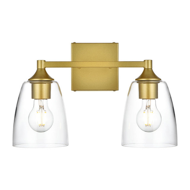 Elegant Lighting Gianni 2 Light 15" Vanity Light