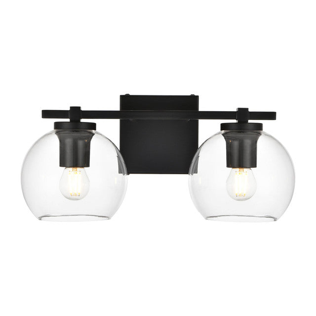 Elegant Lighting Juelz 2 Light 15" Vanity Light