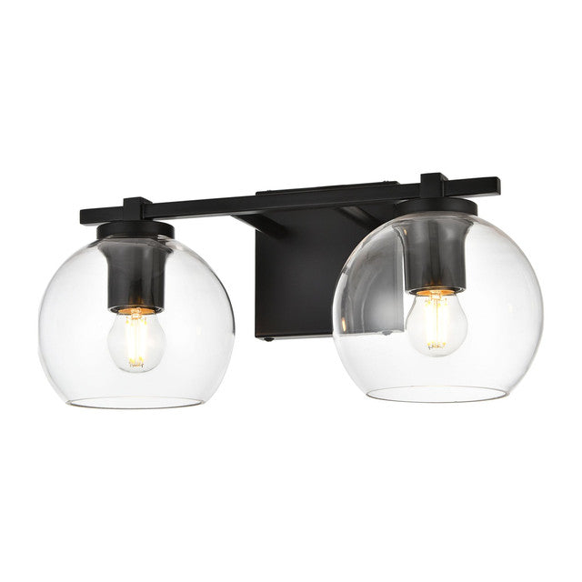 Elegant Lighting Juelz 2 Light 15" Vanity Light