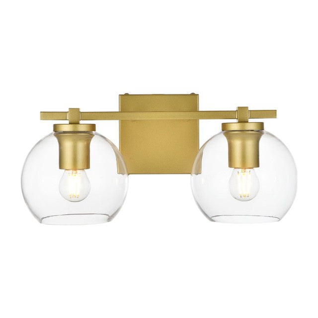 Elegant Lighting Juelz 2 Light 15" Vanity Light