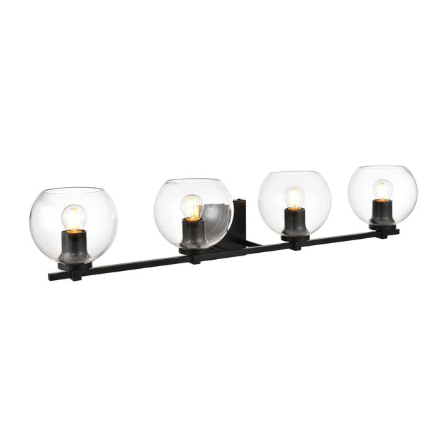 Elegant Lighting Juelz 4 Light 34" Vanity Light