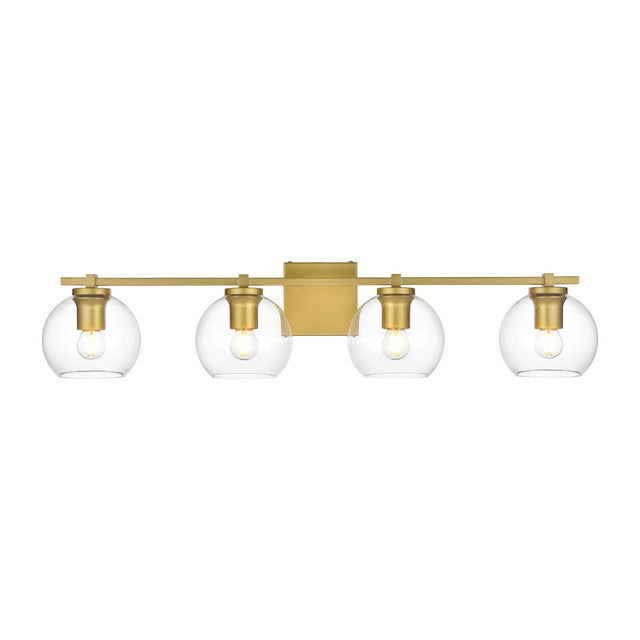 Elegant Lighting Juelz 4 Light 34" Vanity Light